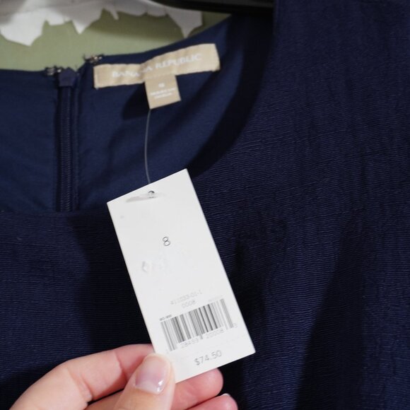 NWT Banana Republic Peplum Top Size 8 - Picture 4 of 10